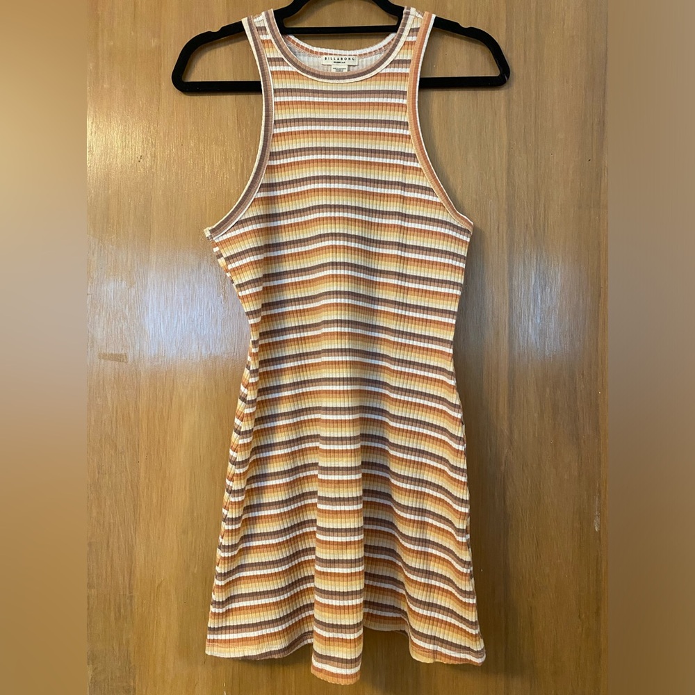 Billabong striped mini dress